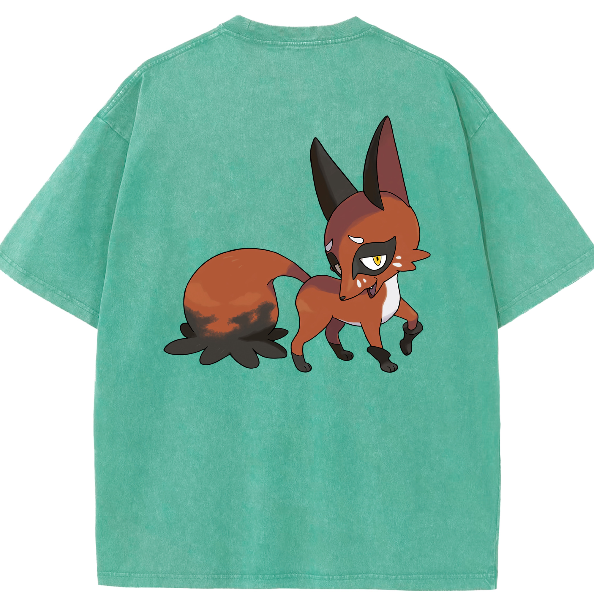 （画像用） ポケットモンスター Pokémon 綿100% ヴィンテージ風 半袖Tシャツ（背面プリント）